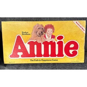 Vintage 1981 Parker Brothers Annie: The Path to Happiness Board Game - COMPLETE